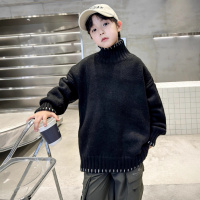 男童高领毛衣新款秋冬款冬装针织打底衫中大儿童加厚上衣