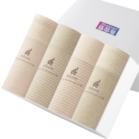 10A彩棉女士内裤 无印染原棉女士中腰内裤 全棉裆女内裤盒装