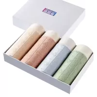 盒装4条无痕女士内裤 中腰舒适透气三角裤女 温柔系提花女内裤