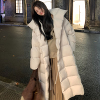 年新款冬季立领棉服女时尚宽松小个子中长款加厚保暖棉衣外套