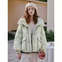 年新款女冬季韩版小个子棉服短款连帽宽松外套时尚加厚棉衣潮