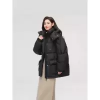 新款羽绒棉服短款时尚韩版加厚小众拼色小个子连帽外套棉衣潮
