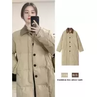 女冬过膝中长款加厚羽绒棉服年宽松加厚保暖棉衣时尚外套潮