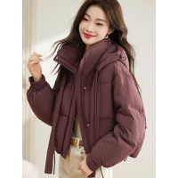 年冬季新款棉服女短款韩版设计感宽松小个子棉衣棉袄加厚外套