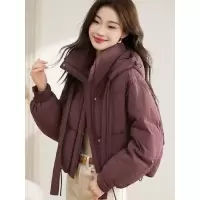 年冬季新款棉服女短款韩版设计感宽松小个子棉衣棉袄加厚外套