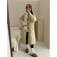 羽绒棉服女冬中长款韩版宽松复古棉衣年潮流设计感棉袄外套