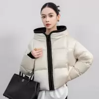 年冬季新款短款连帽泡芙棉服女加厚保暖肯豆款面包服休闲外套