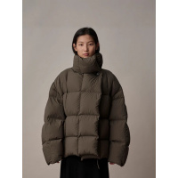 年新款冬季立领棉服女时尚小个子短款宽松设计感加厚保暖外套