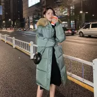 羽绒棉服女冬季中长款年新款韩版棉袄宽松面包服大码棉衣外套