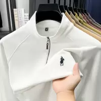 重磅加厚德绒打底衫男秋冬新款半拉链立领保暖男士卫衣