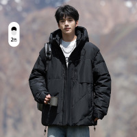 90%羽绒服男冬季新款白鸭绒外套男可拆卸袖马甲登山服男百搭上衣