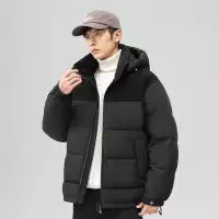 冬季90%白鸭绒羽绒服男款户外加厚保暖连帽外套男士青少年面包服