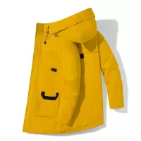 反季清仓冬季新款80白鸭绒羽绒服中长款男士加厚保暖大码羽绒服男