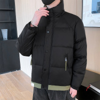 男装冬季新款羽绒服男宽松加厚保暖休闲时尚立领百搭青年男士外套