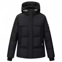 男装户外运动山系百搭连帽羽绒服情侣潮牌撞色面包服男士外套