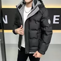 羽绒服男士冬季新款防寒保暖面包服休闲白鸭绒潮流青年连帽外套男