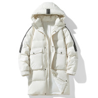 男装户外情侣羽绒服男女中长款时尚冬季新款加厚保暖防风外套