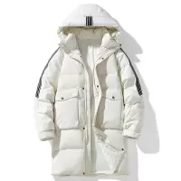 男装户外情侣羽绒服男女中长款时尚冬季新款加厚保暖防风外套