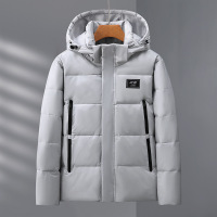 羽绒服男冬季新款连帽商务休闲百搭羽绒服可二开保暖潮牌男士外套