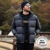 羽绒服男士冬季新款上衣外套休闲韩版潮流冬装立领面包服潮牌外套