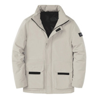 冬季男士工装羽绒服韩版宽松加厚面包服白鸭绒青年百搭男装外套潮