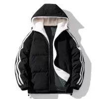 冬季男装加厚保暖韩版潮流连帽宽松羽绒服男有型穿搭潮牌男士外套