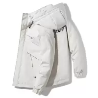 羽绒服男士冬季新款加厚保暖白鸭绒男生冬装潮牌青年连帽工装外套