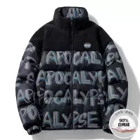 冬季90绒羽绒服男士潮牌百搭休闲宽松立领面包服青年时尚男装外套