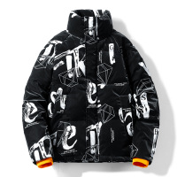 男装白鸭绒羽绒服男士冬季潮牌情侣男士加厚保暖防风面包服外套男