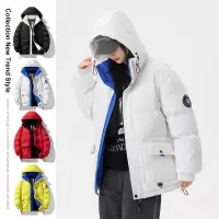 情侣款冬季棉衣加厚保暖青少年休闲户外男装宽松百搭棉服潮流外套