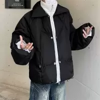 男装冬季立领棉衣男士新款潮牌加厚保暖男生宽松休闲百搭棉袄外套