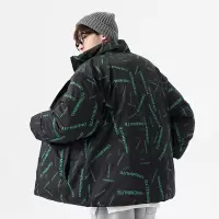 秋冬季新款美式潮牌街头男女同款棉服户外休闲百搭登山立领外套男