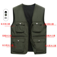 男装春夏季户外钓鱼男士马甲多口袋坎肩休闲工装马夹宽松摄影马甲