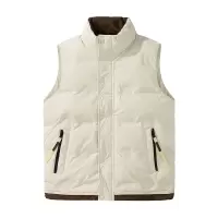 男装秋冬新款羽绒马甲男潮流休闲白鸭绒马夹外穿无袖坎肩背心外套
