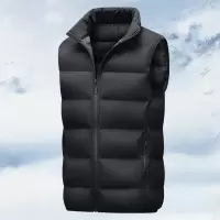 男装秋冬男新款棉衣马甲立领无袖背心棉服潮流休闲保暖青年外套男