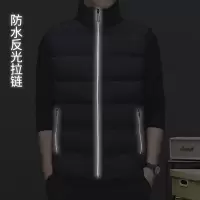 马甲男秋冬季新款立领保暖背心坎肩棉服休闲百搭马夹纯色男士外套