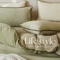 北欧风轻夫格牛奶绒床上四件套珊瑚绒冬季加厚双面绒被套床单