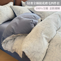 新款A类纯棉磨毛床上四件套全棉加厚秋冬床单被套三件套