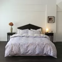 100S新疆长绒棉磨毛数码印花四件套纯棉贡缎柔软亲肤秋冬床上用品