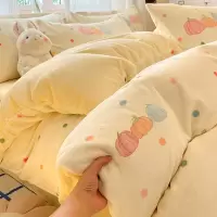 冬季加厚牛奶绒被套单件双面加绒法莱珊瑚绒儿童被罩150x200x230