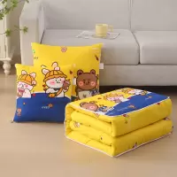 新款亲肤柔软棉被抱枕被车载枕头二合一办公室午休靠垫空调被