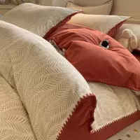 秋冬加厚磨毛四件套南通家纺床上用品纯棉床单被罩三件套被套