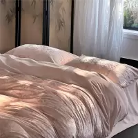 高端小贵妇名媛丝绒四件套秋冬亲肤高级感被套柔软床品