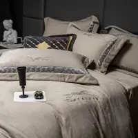 高端轻奢A类牛奶绒四件套秋冬亲肤保暖床品意式风绒套件