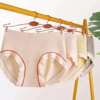 中高腰无缝内裤女士纯棉档包臀无痕学生短裤竹纤维高弹透气三角裤