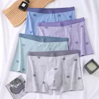 男士内裤纯棉男生四角裤7A裆夏季新款运动透气平角裤青年短裤