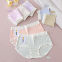 莫代尔无痕内裤女士新款女生抑菌中腰包臀透气学生少女短裤头