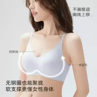 7A杯面印花超薄凉感高弹隐形痕内衣聚拢防下垂软支撑文胸