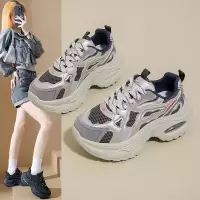 ins韩版新款老爹鞋女秋季跑步休闲鞋厚底增高鞋