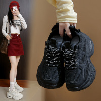 ins韩版新款老爹鞋女秋季跑步休闲鞋厚底增高鞋
